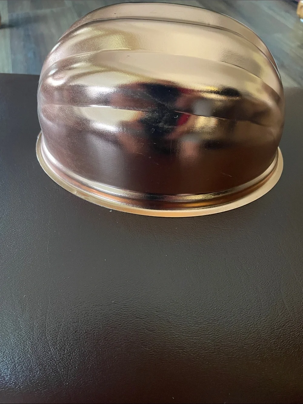 VTG Oval Copper Jello/Food Mold 7.25